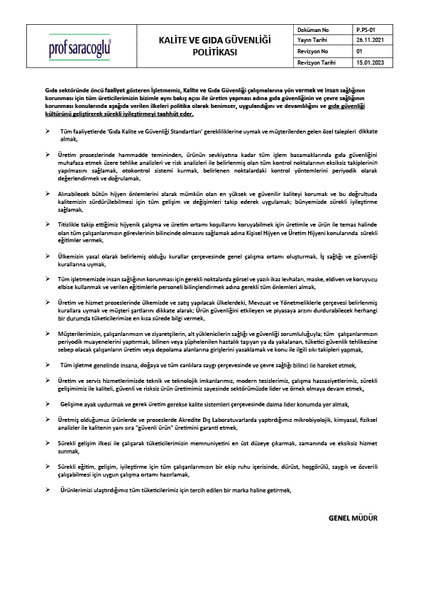P.PS-01 KALİTE VE GIDA GÜVENLİĞİ POLİTİKASI.jpg (217 KB)